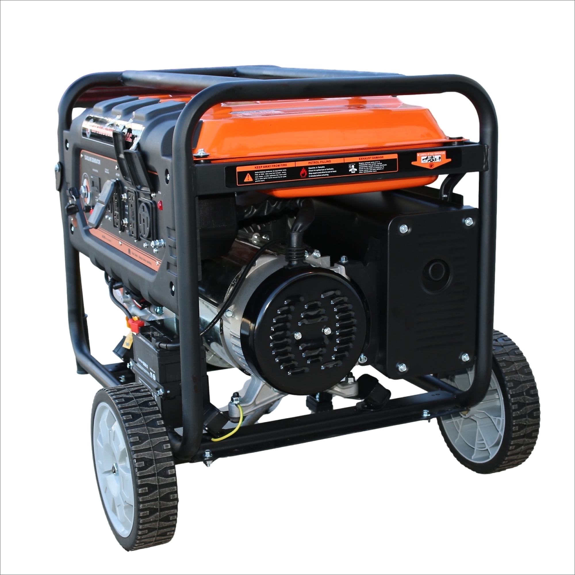 BN Products, 9000W generator;electric start, Surge Watts 9500 Rated Watts 9000 Voltage 120/240 Model# BNG9000